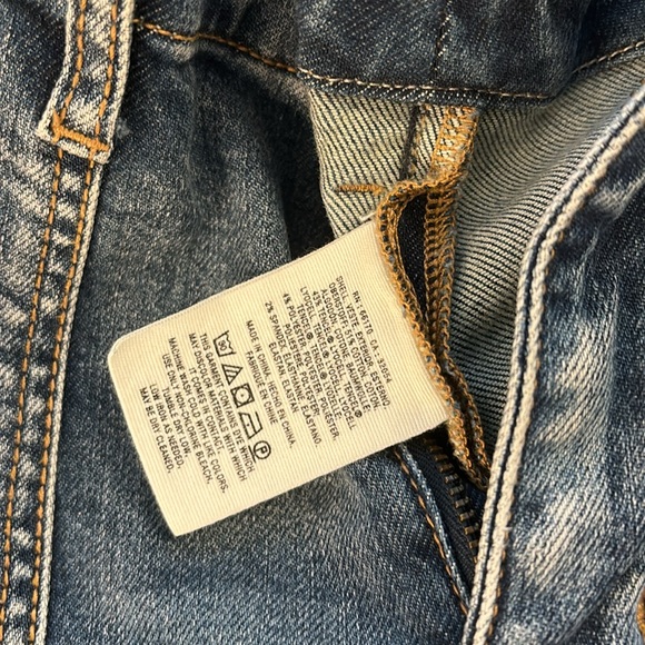 Anthropologie Pilcro cropped wide leg jeans. Size 27 - Picture 8 of 9